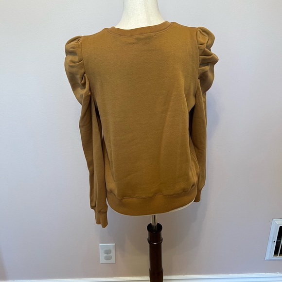 NWOT Rebecca Minkoff puff sleeve sweatshirt - Picture 3 of 5
